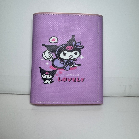 Sanrio Purple Kuromi Tri-fold Wallet NWOT - Picture 4 of 10